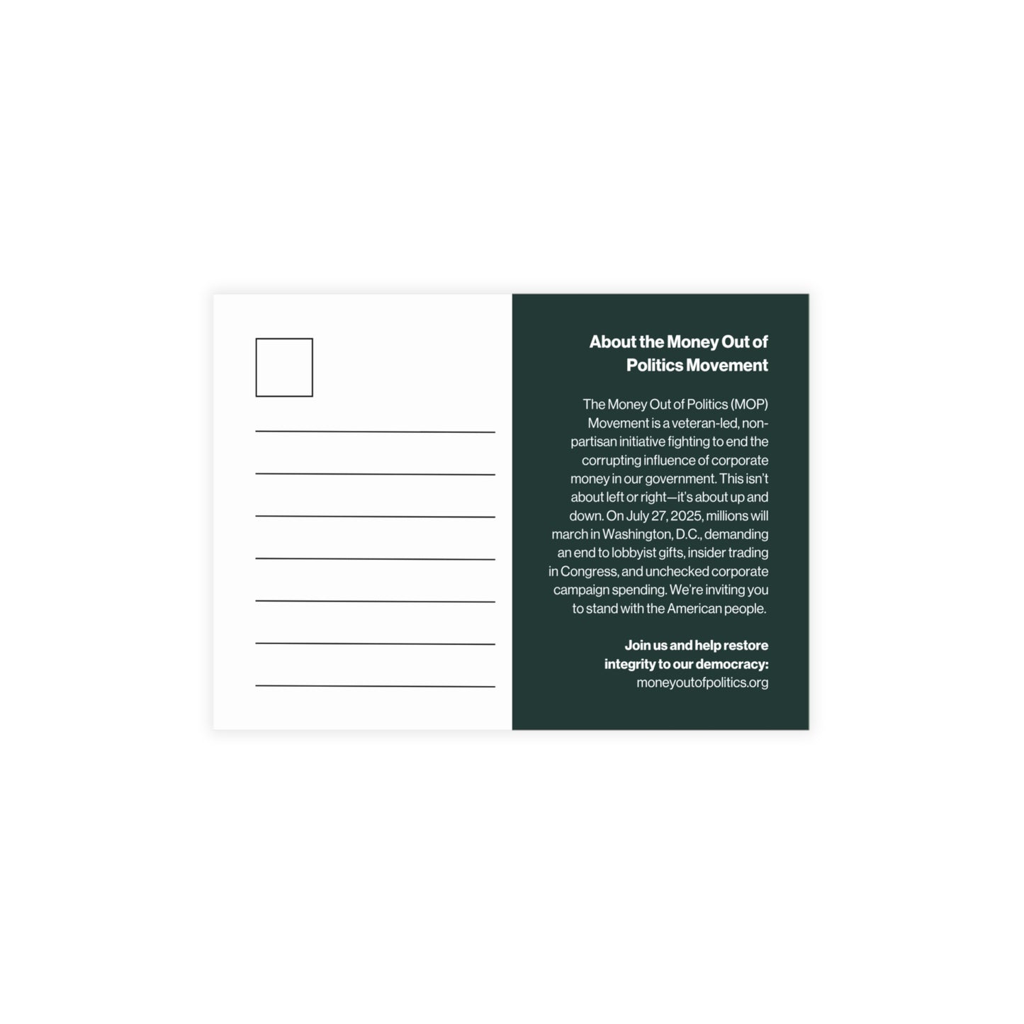 Outreach Postcards